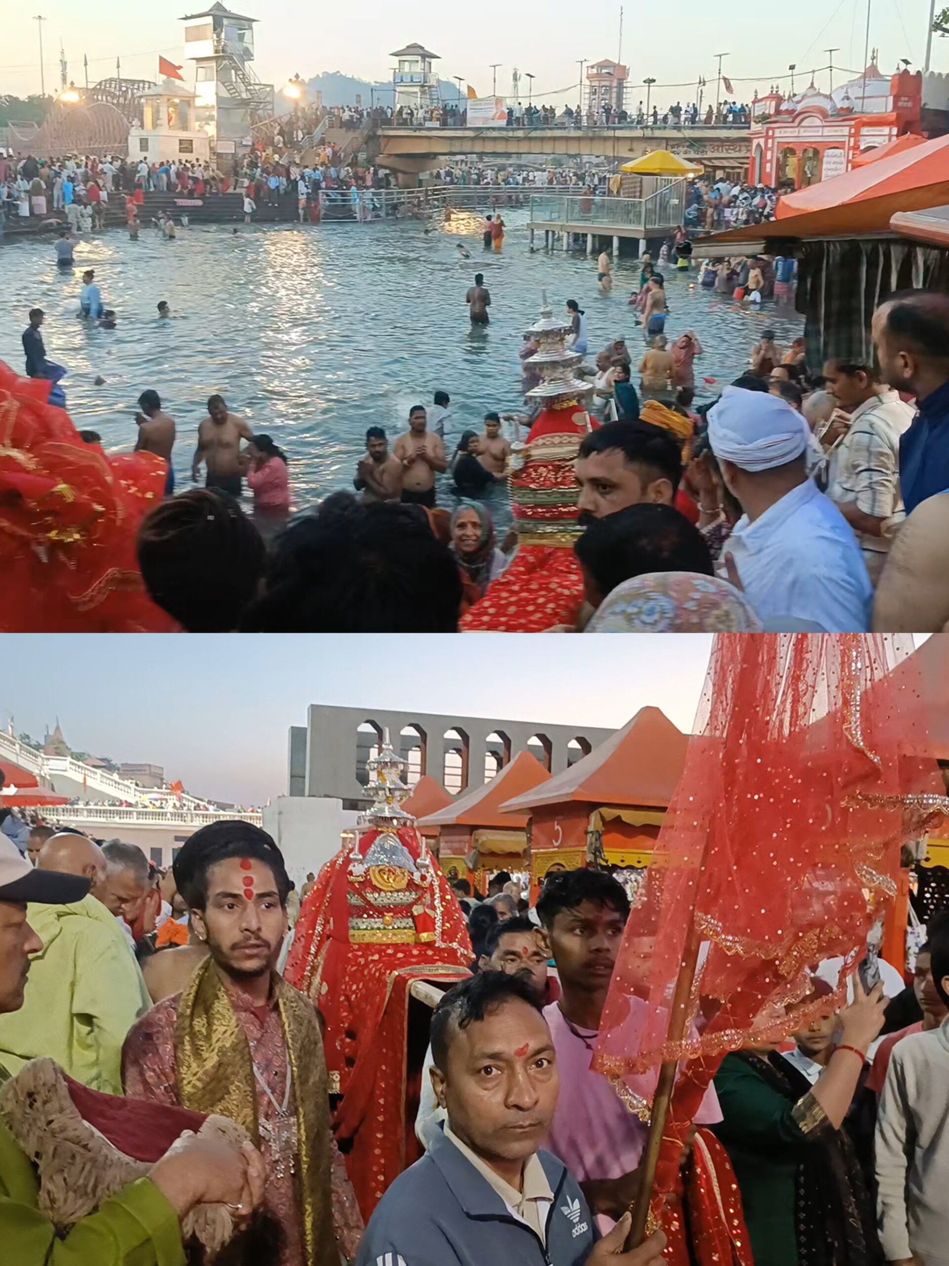 हरकी पैड़ी सहित सभी गंगा घाटों पर हर-हर गंगे जय मां गंगे की गूंज हरिद्वार में वैशाखी के पर्व पर उमड़ी श्रद्धालुओं की भीड़…