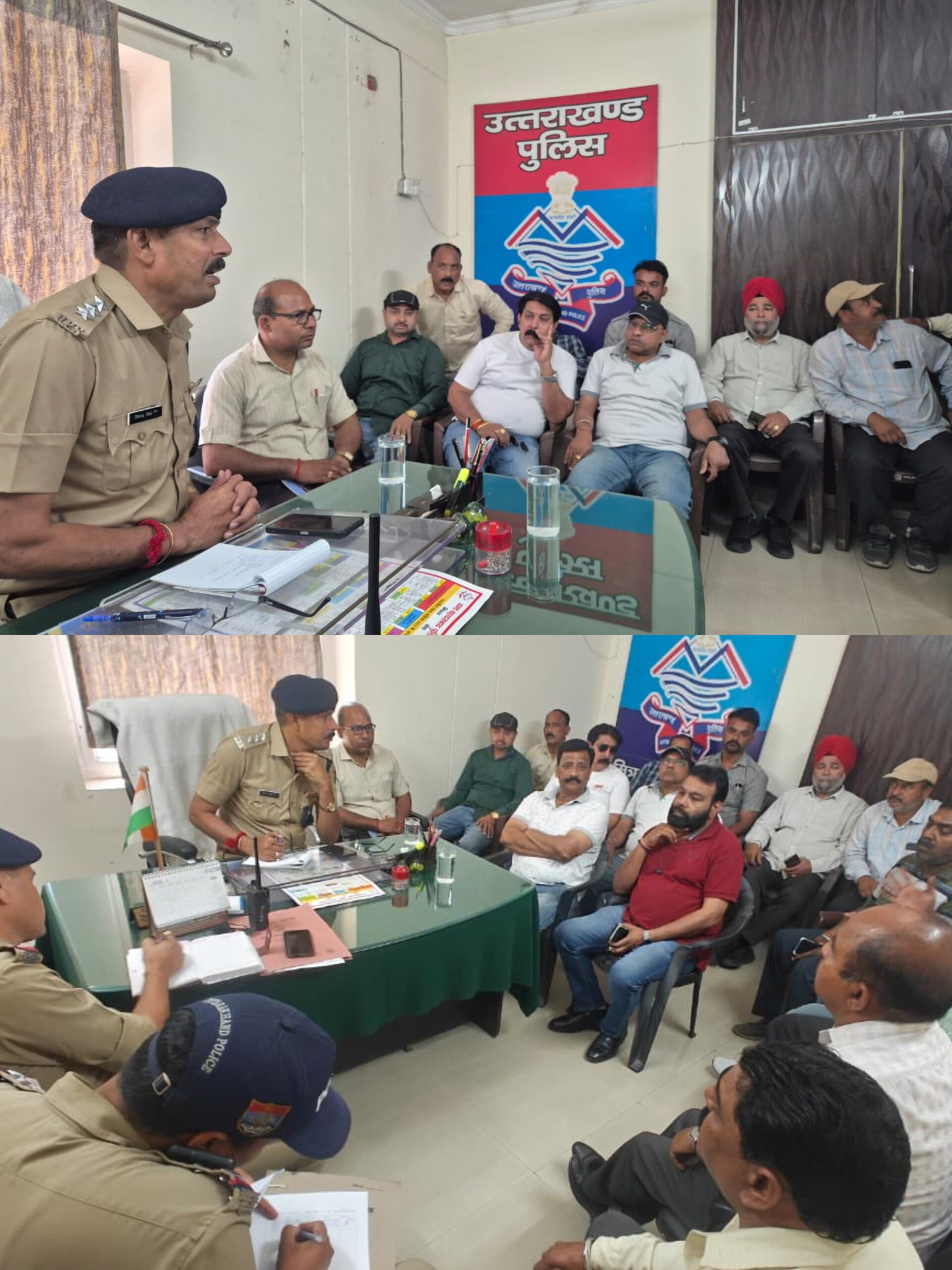 आगामी चार धाम यात्रा के दृष्टिगत हरिद्वार पुलिस द्वारा टैक्सी यूनियन के साथ क्षेत्राधिकारी यातायात के नेतृत्व में की गई बैठक आयोजित