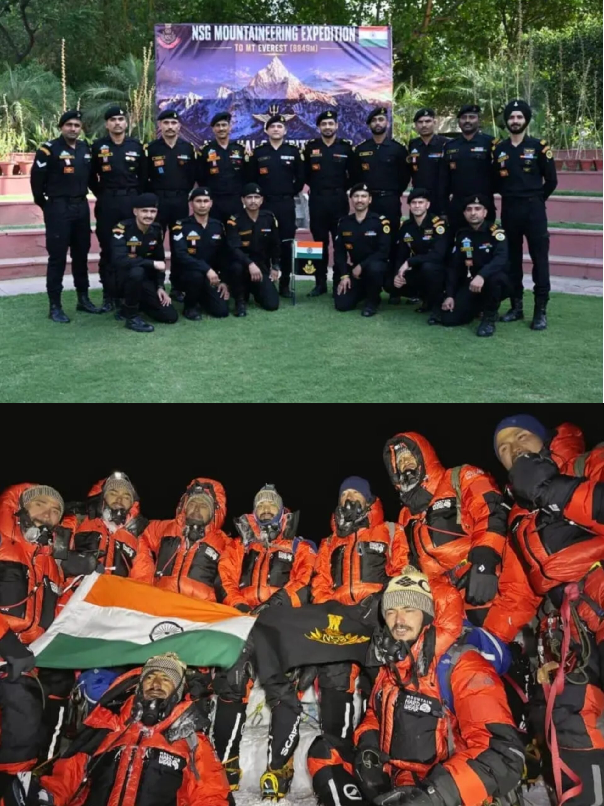 देवभूमि उत्तराखंड के सपूतों ने रचा इतिहास : NSG टीम ने एवरेस्ट पर लहराया तिरंगा