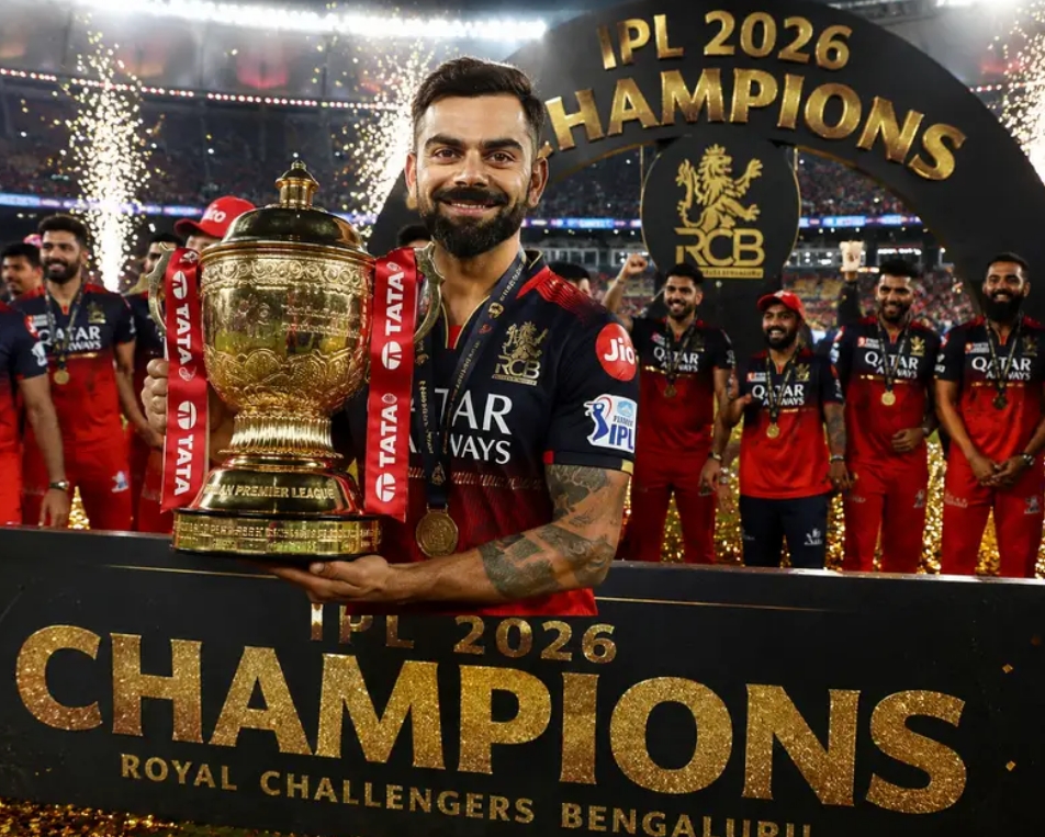 RCB ने रचा इतिहास: गुजरात टाइटंस को हराकर लगातार दूसरी बार बनी IPL चैंपियन, विराट कोहली की नाबाद 75 रन की पारी बनी जीत की नींव