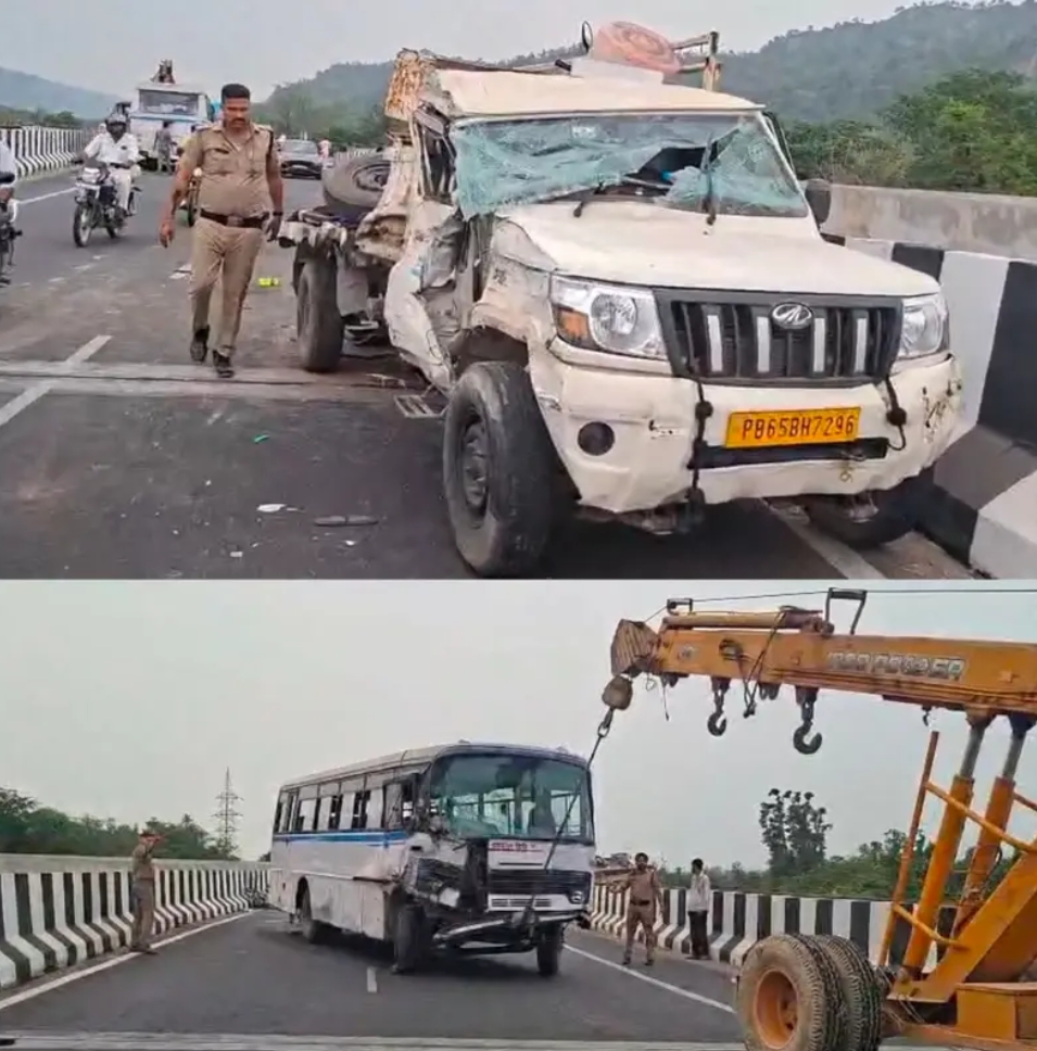 हरिद्वार के श्यामपुर फ्लाईओवर पर तड़के दर्दनाक सड़क हादसा: रोडवेज बस और पिकअप की आमने-सामने भीषण टक्कर में तीन लोगों की मौत, चार घायल, घटनास्थल पर मची चीख-पुकार और अफरा-तफरी