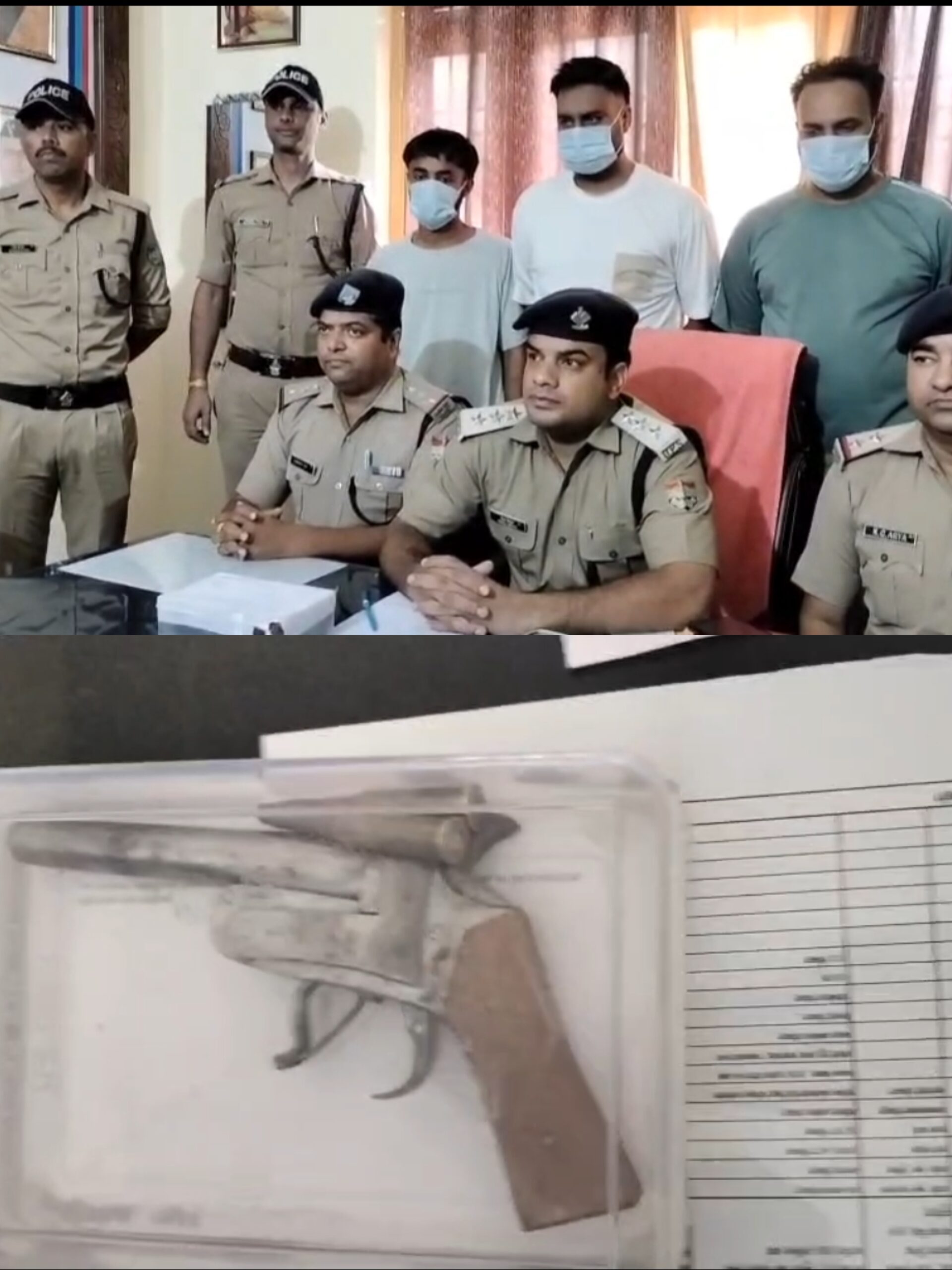 स्लग: बरी अंजनिया फायरिंग कांड का खुलासा, 3 आरोपी गिरफ्तार।