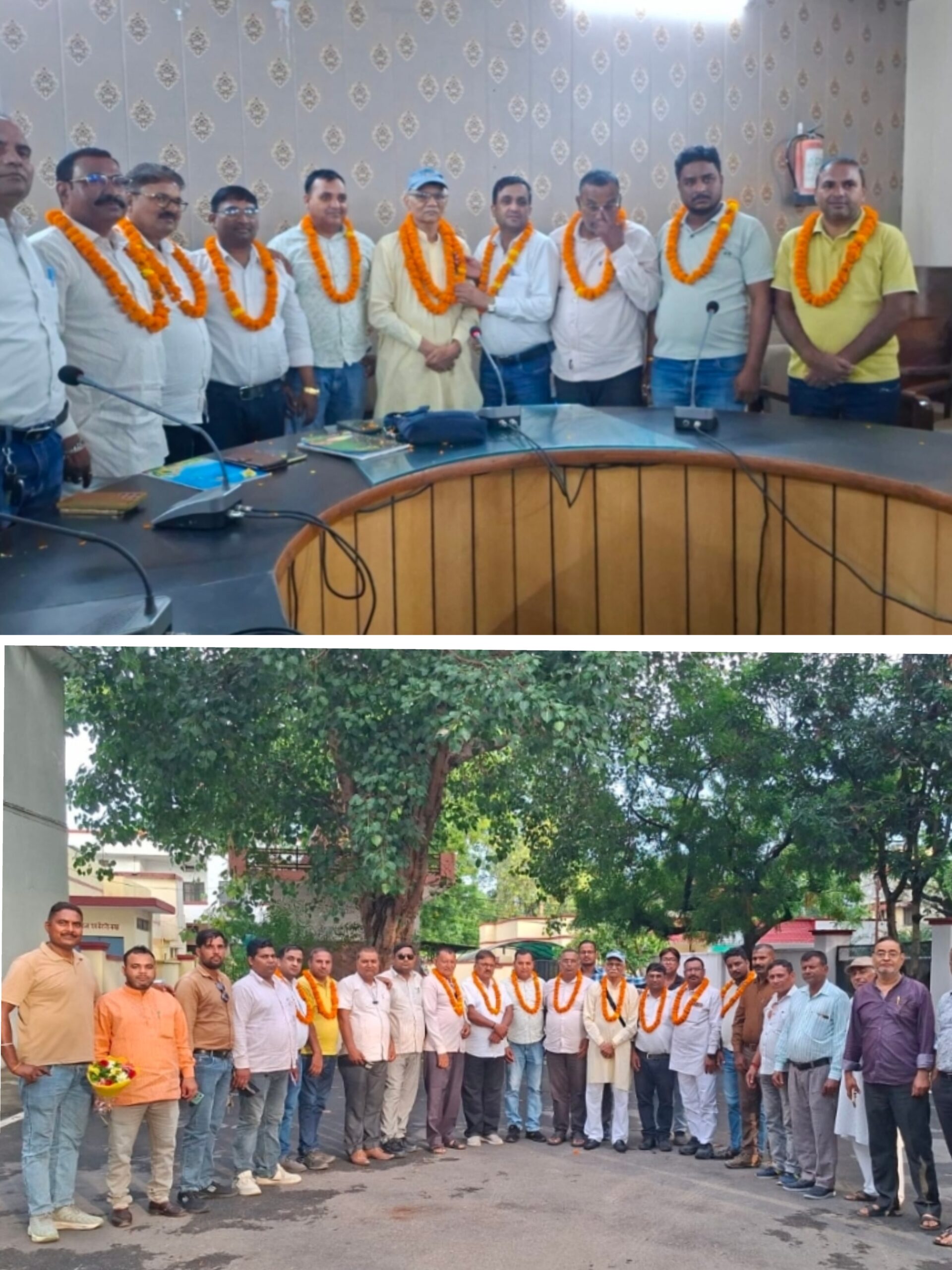 आल मीडिया जर्नलिस्ट्स एसोसिशन उत्तराखण्ड(अमजा )की हरिद्वार जनपद इकाई की एक बैठक जिला पंचायत के सभागार में प्रदेश अध्यक्ष बृजेन्द्र हर्ष की अध्यक्षता में आयोजित की गई